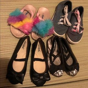 Little Girls shoe lot.